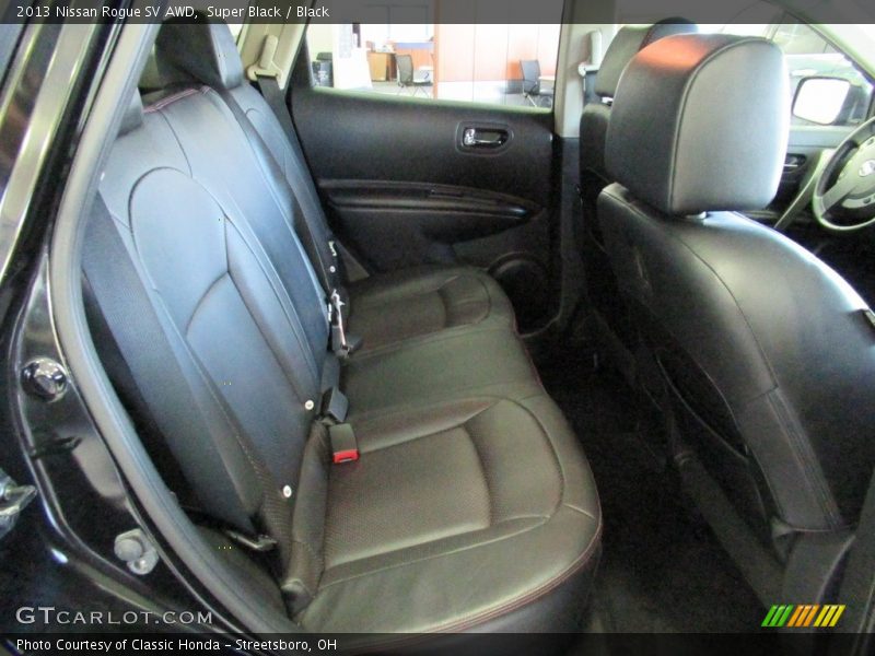 Super Black / Black 2013 Nissan Rogue SV AWD