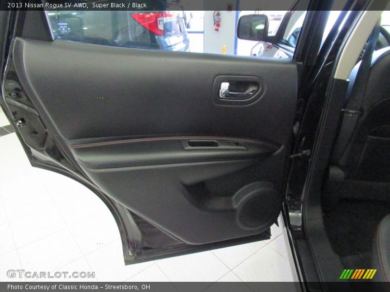 Super Black / Black 2013 Nissan Rogue SV AWD