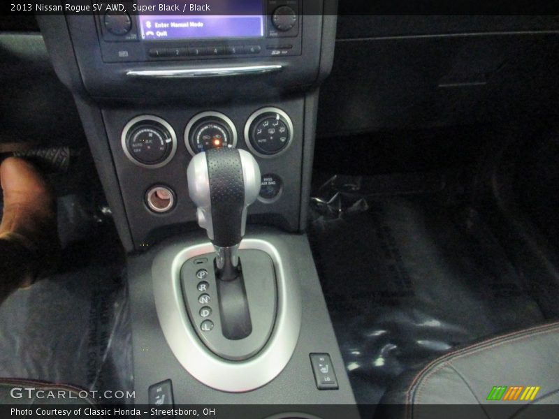 Super Black / Black 2013 Nissan Rogue SV AWD