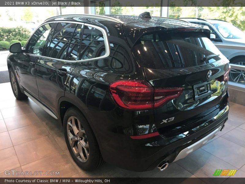 Jet Black / Black 2021 BMW X3 xDrive30i