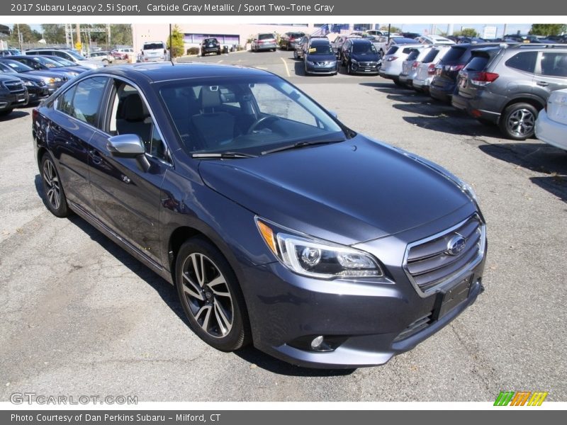 Carbide Gray Metallic / Sport Two-Tone Gray 2017 Subaru Legacy 2.5i Sport