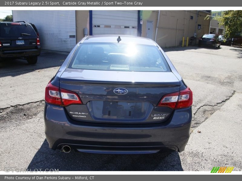 Carbide Gray Metallic / Sport Two-Tone Gray 2017 Subaru Legacy 2.5i Sport