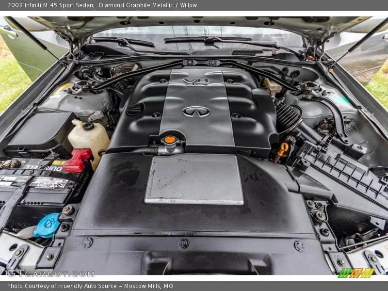 Diamond Graphite Metallic / Willow 2003 Infiniti M 45 Sport Sedan