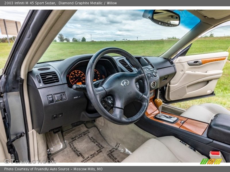 Diamond Graphite Metallic / Willow 2003 Infiniti M 45 Sport Sedan