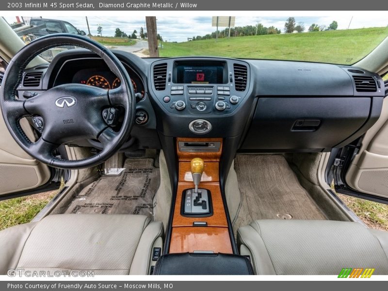 Diamond Graphite Metallic / Willow 2003 Infiniti M 45 Sport Sedan