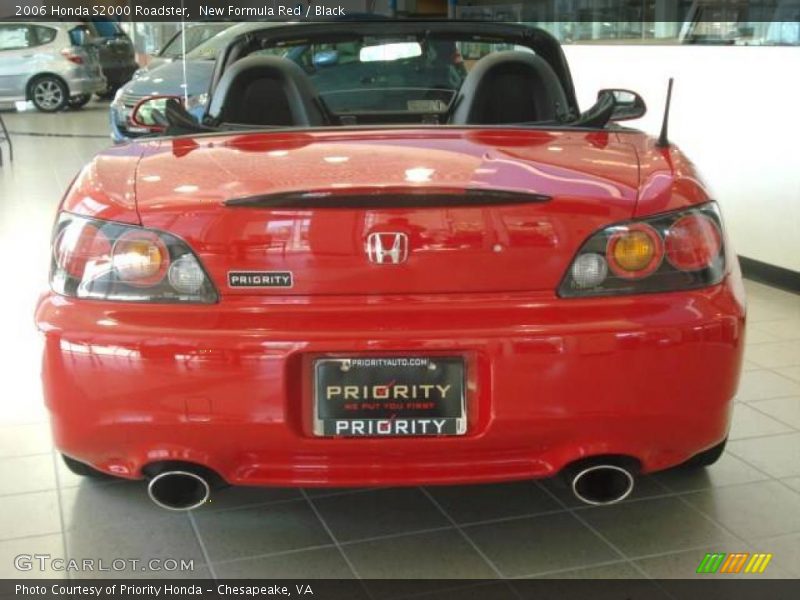 New Formula Red / Black 2006 Honda S2000 Roadster