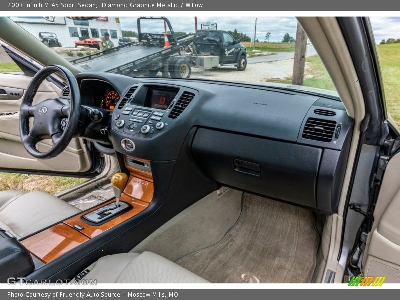 Diamond Graphite Metallic / Willow 2003 Infiniti M 45 Sport Sedan