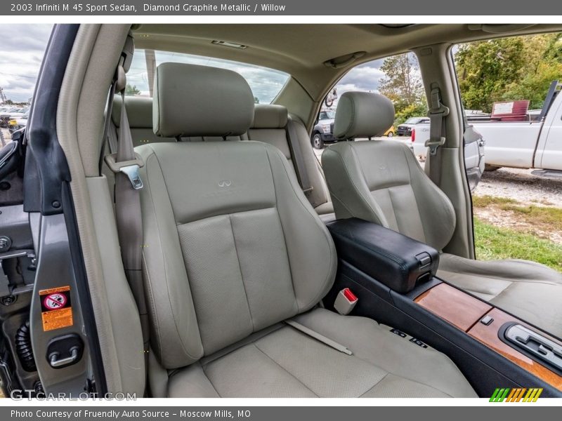 Diamond Graphite Metallic / Willow 2003 Infiniti M 45 Sport Sedan