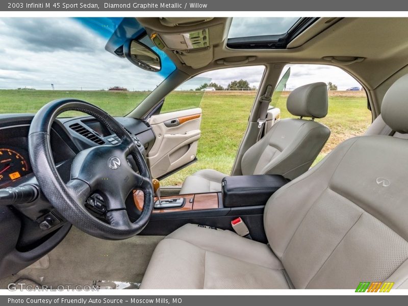 Diamond Graphite Metallic / Willow 2003 Infiniti M 45 Sport Sedan