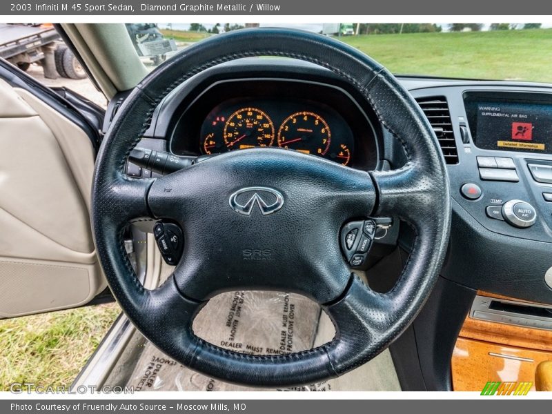 Diamond Graphite Metallic / Willow 2003 Infiniti M 45 Sport Sedan