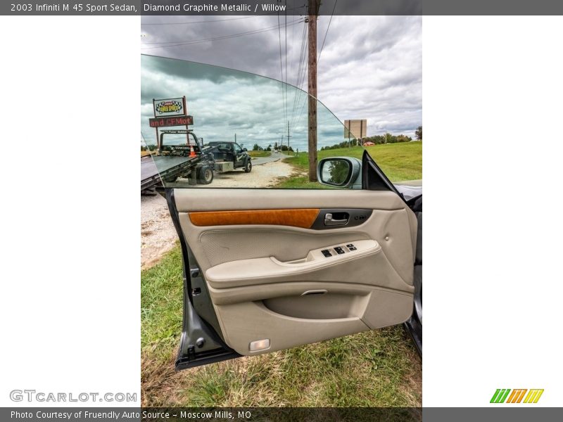 Diamond Graphite Metallic / Willow 2003 Infiniti M 45 Sport Sedan