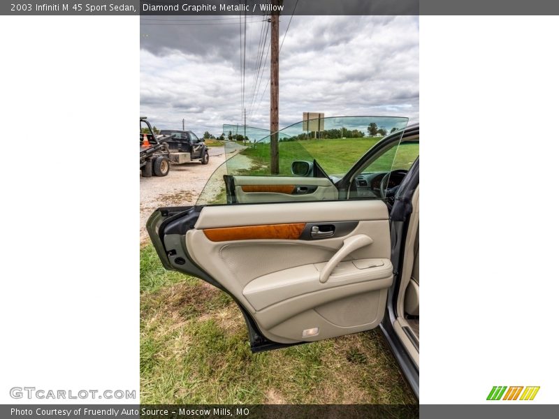 Diamond Graphite Metallic / Willow 2003 Infiniti M 45 Sport Sedan