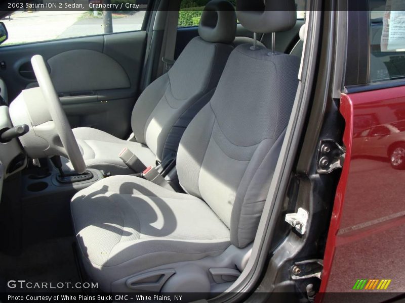 Cranberry / Gray 2003 Saturn ION 2 Sedan