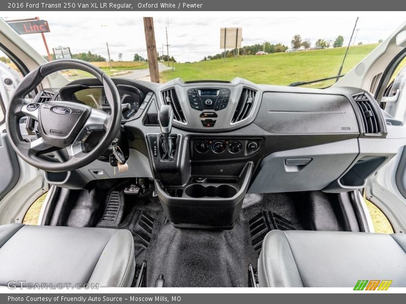 Pewter Interior - 2016 Transit 250 Van XL LR Regular 