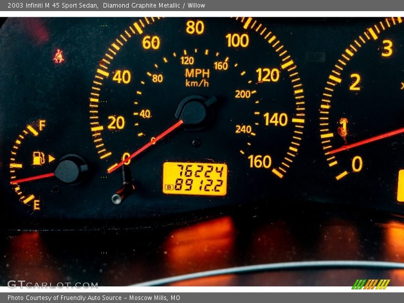 Diamond Graphite Metallic / Willow 2003 Infiniti M 45 Sport Sedan