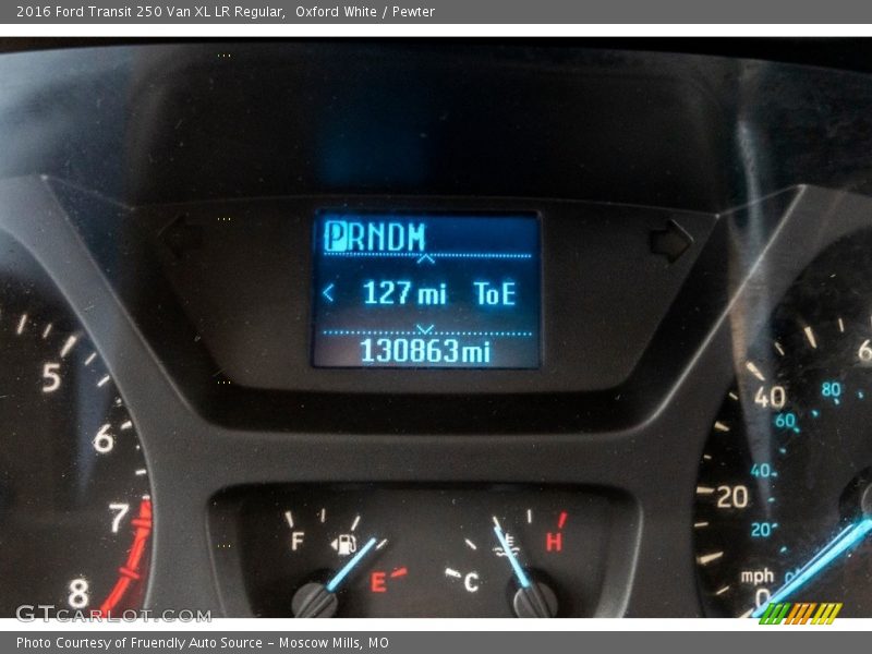 Oxford White / Pewter 2016 Ford Transit 250 Van XL LR Regular