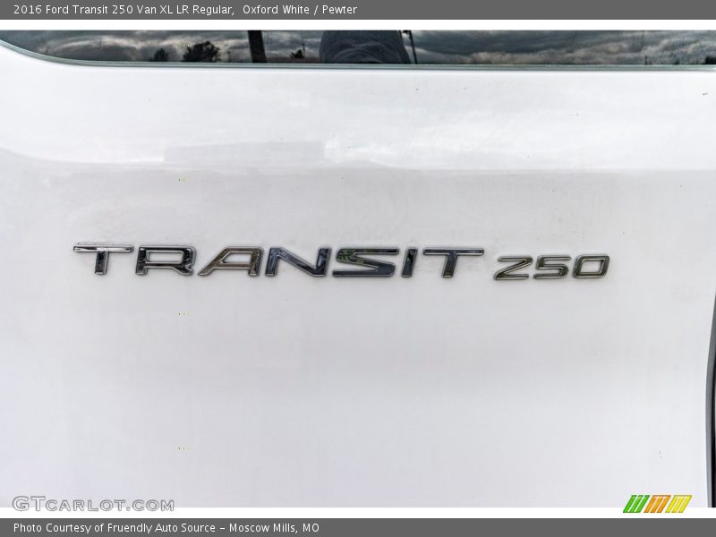 Oxford White / Pewter 2016 Ford Transit 250 Van XL LR Regular