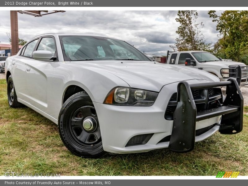 Front 3/4 View of 2013 Charger Police