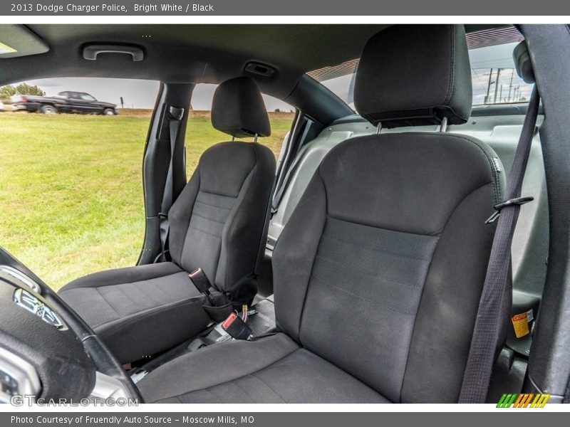 Bright White / Black 2013 Dodge Charger Police