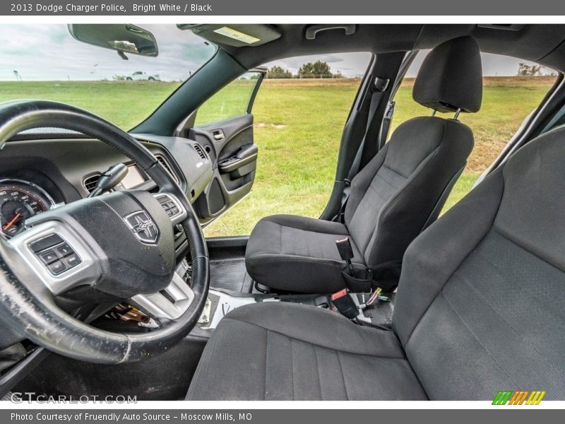 Front Seat of 2013 Charger Police