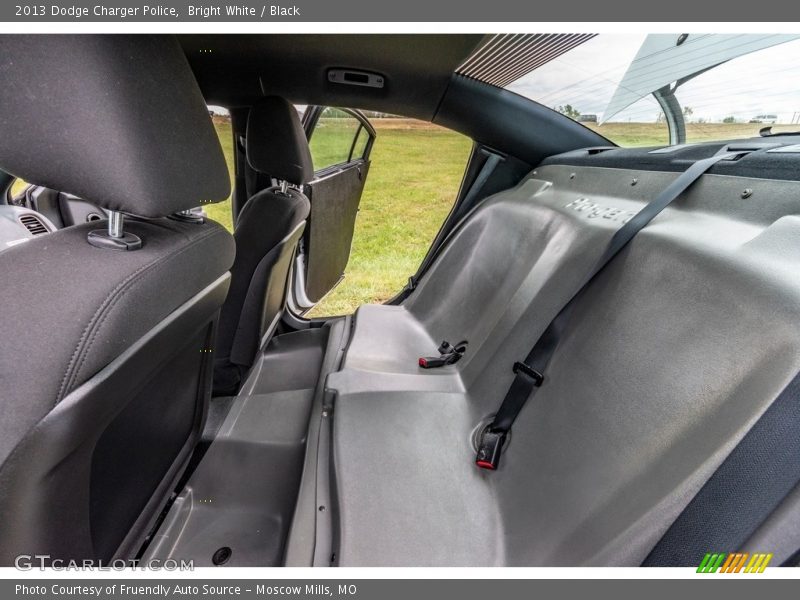 Rear Seat of 2013 Charger Police
