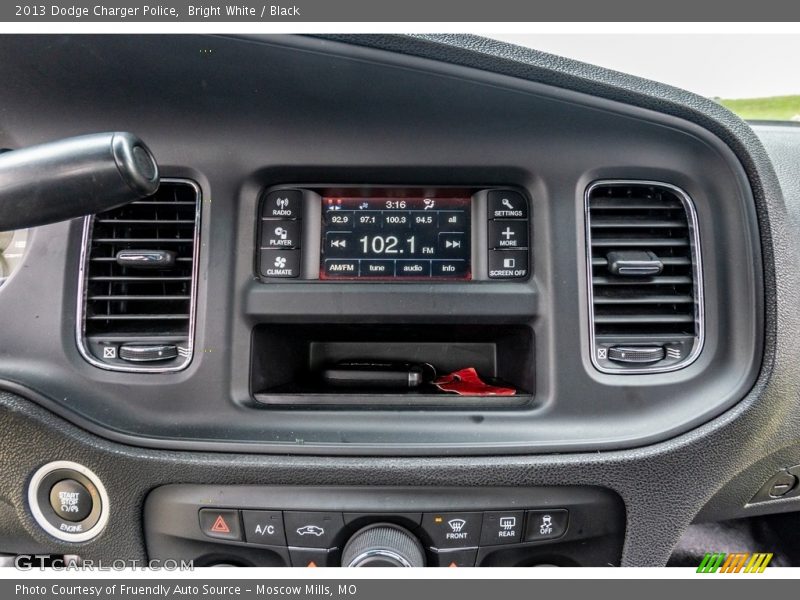 Controls of 2013 Charger Police