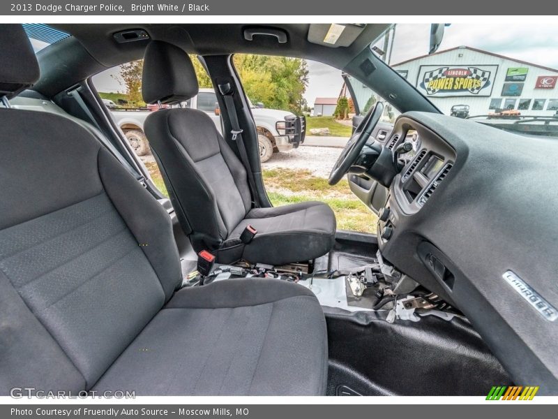 Bright White / Black 2013 Dodge Charger Police
