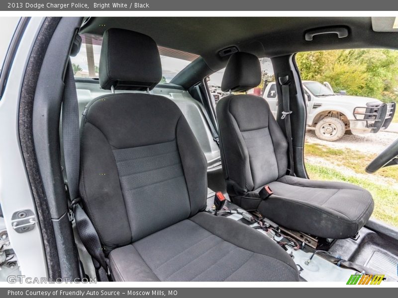 Front Seat of 2013 Charger Police