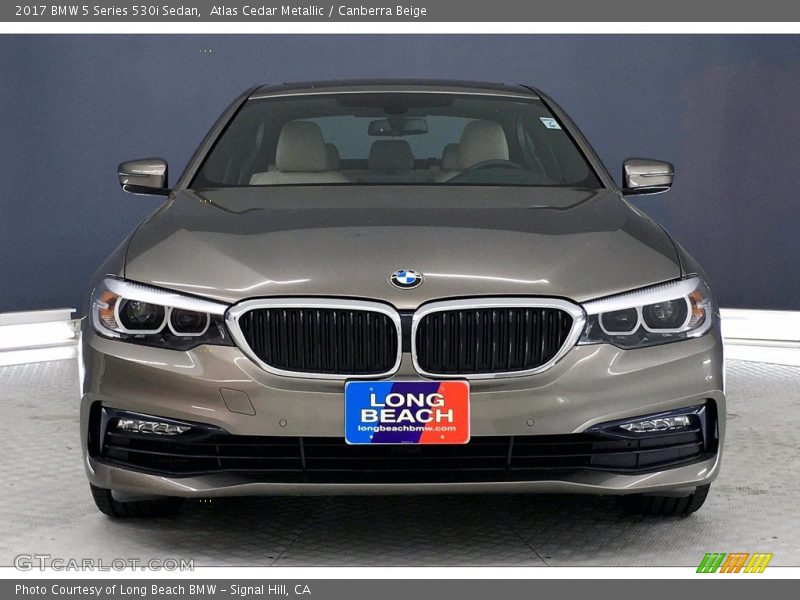 Atlas Cedar Metallic / Canberra Beige 2017 BMW 5 Series 530i Sedan