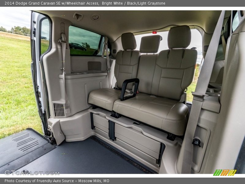 Bright White / Black/Light Graystone 2014 Dodge Grand Caravan SE w/Wheelchair Access