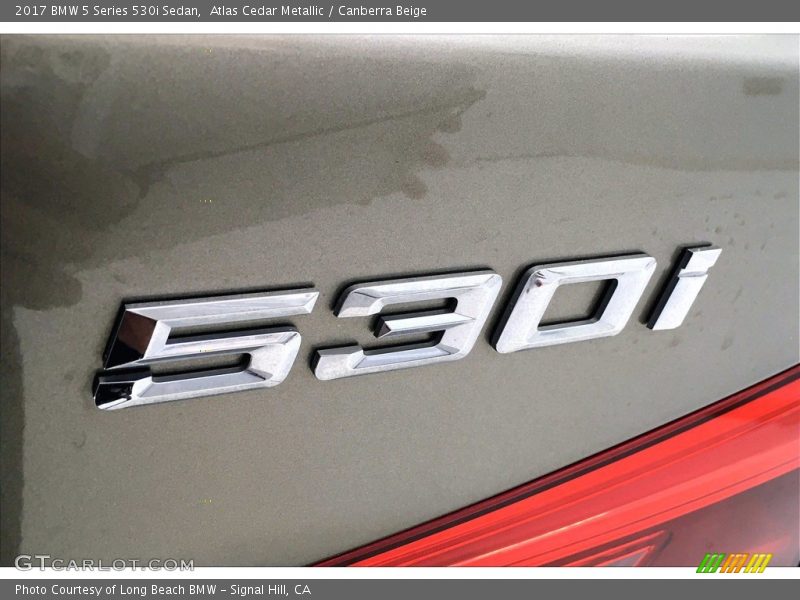 Atlas Cedar Metallic / Canberra Beige 2017 BMW 5 Series 530i Sedan