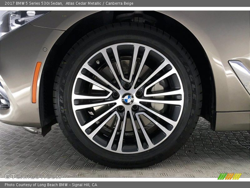 Atlas Cedar Metallic / Canberra Beige 2017 BMW 5 Series 530i Sedan