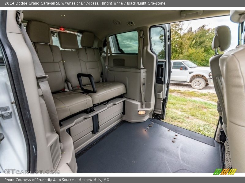 Bright White / Black/Light Graystone 2014 Dodge Grand Caravan SE w/Wheelchair Access