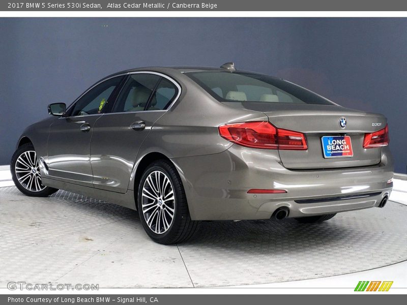 Atlas Cedar Metallic / Canberra Beige 2017 BMW 5 Series 530i Sedan