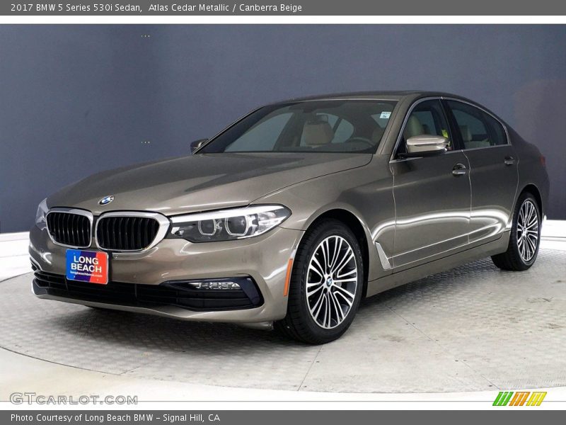 Atlas Cedar Metallic / Canberra Beige 2017 BMW 5 Series 530i Sedan