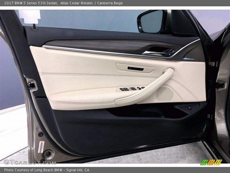 Atlas Cedar Metallic / Canberra Beige 2017 BMW 5 Series 530i Sedan