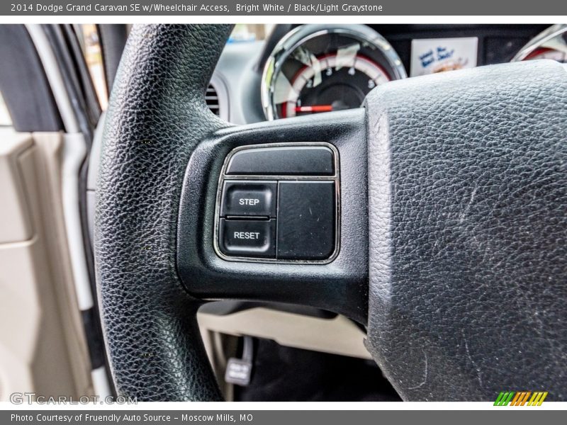 Bright White / Black/Light Graystone 2014 Dodge Grand Caravan SE w/Wheelchair Access