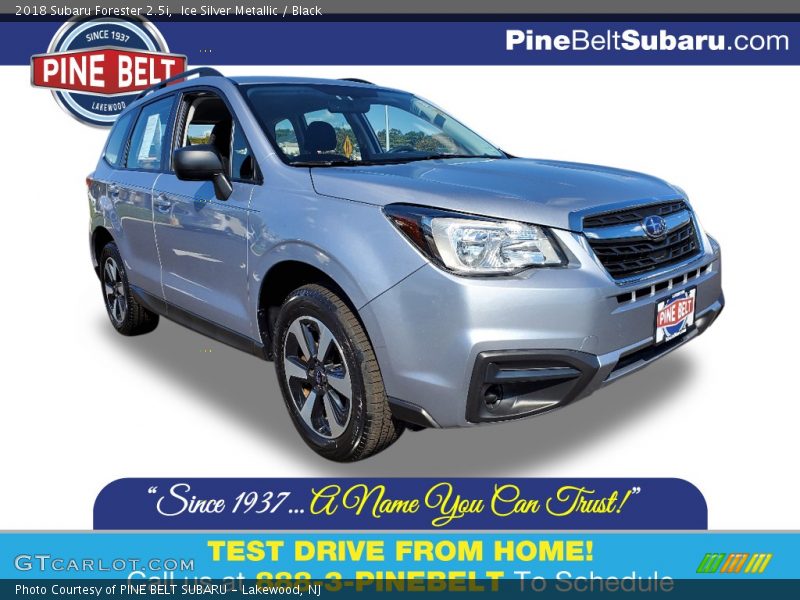 Ice Silver Metallic / Black 2018 Subaru Forester 2.5i