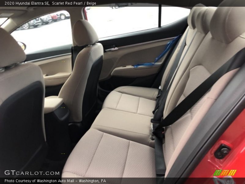 Scarlet Red Pearl / Beige 2020 Hyundai Elantra SE