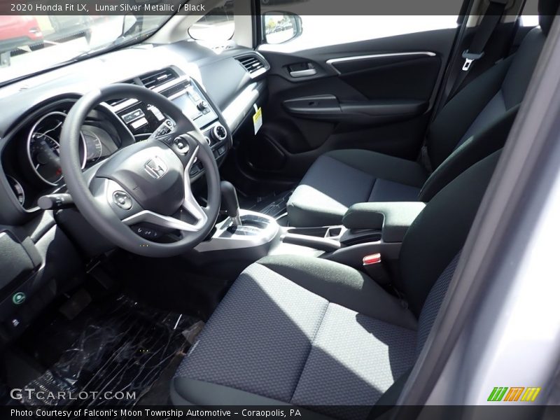 Lunar Silver Metallic / Black 2020 Honda Fit LX