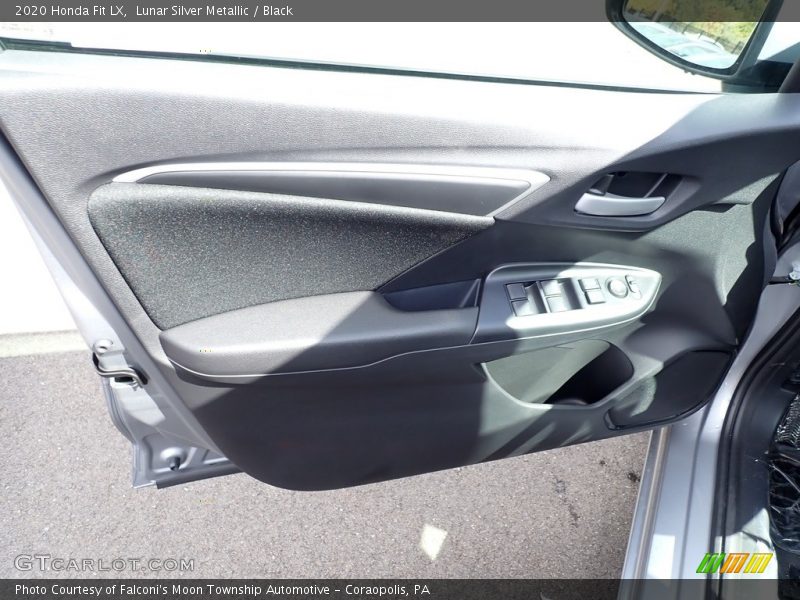 Lunar Silver Metallic / Black 2020 Honda Fit LX