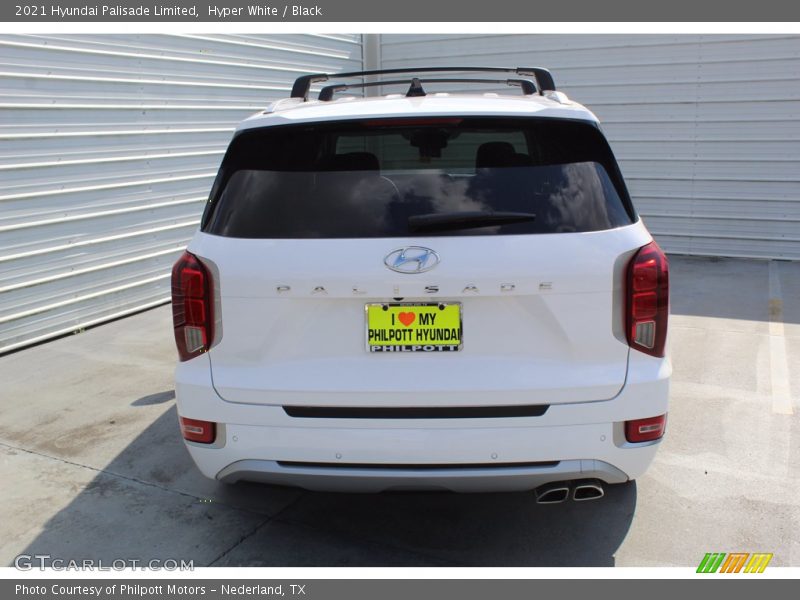 Hyper White / Black 2021 Hyundai Palisade Limited