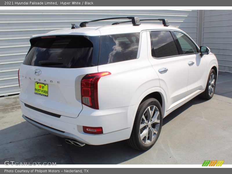 Hyper White / Black 2021 Hyundai Palisade Limited