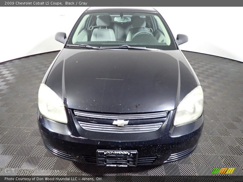 Black / Gray 2009 Chevrolet Cobalt LS Coupe