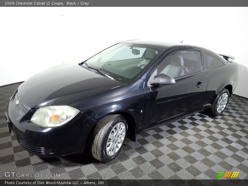 Black / Gray 2009 Chevrolet Cobalt LS Coupe