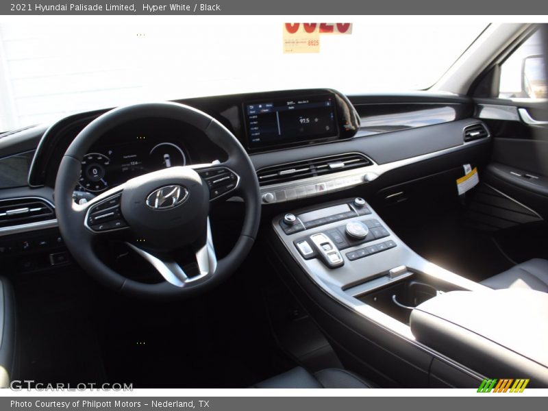 Hyper White / Black 2021 Hyundai Palisade Limited