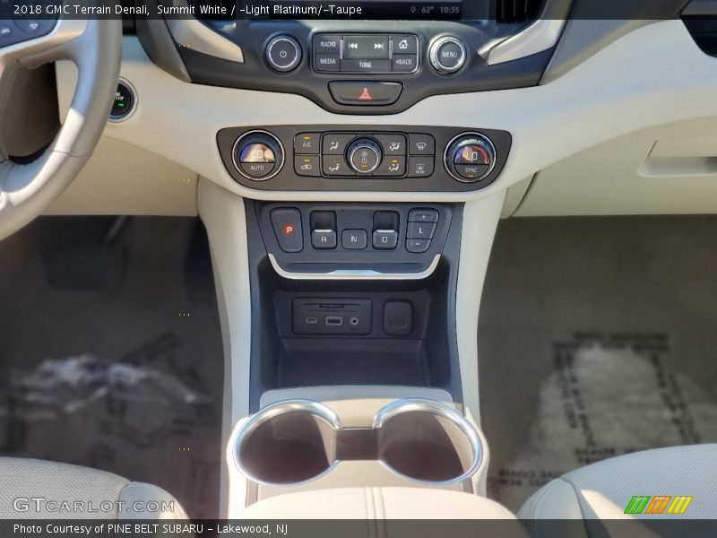 Summit White / ­Light Platinum/­Taupe 2018 GMC Terrain Denali