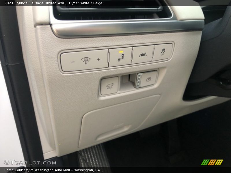 Hyper White / Beige 2021 Hyundai Palisade Limited AWD