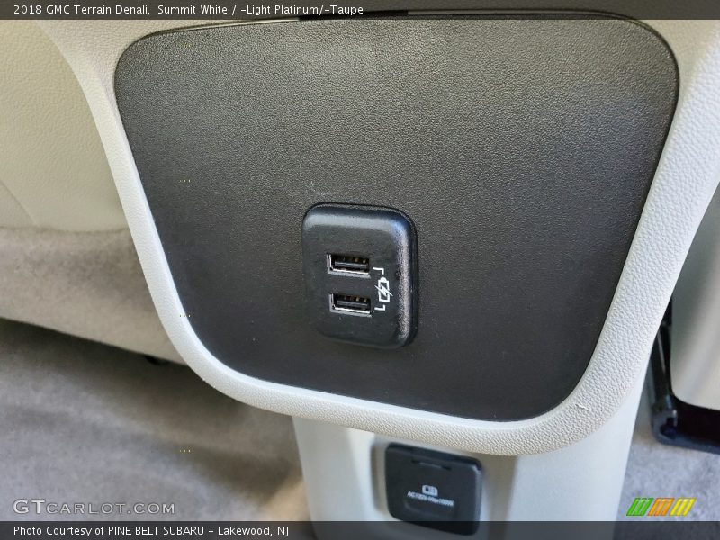 Summit White / ­Light Platinum/­Taupe 2018 GMC Terrain Denali