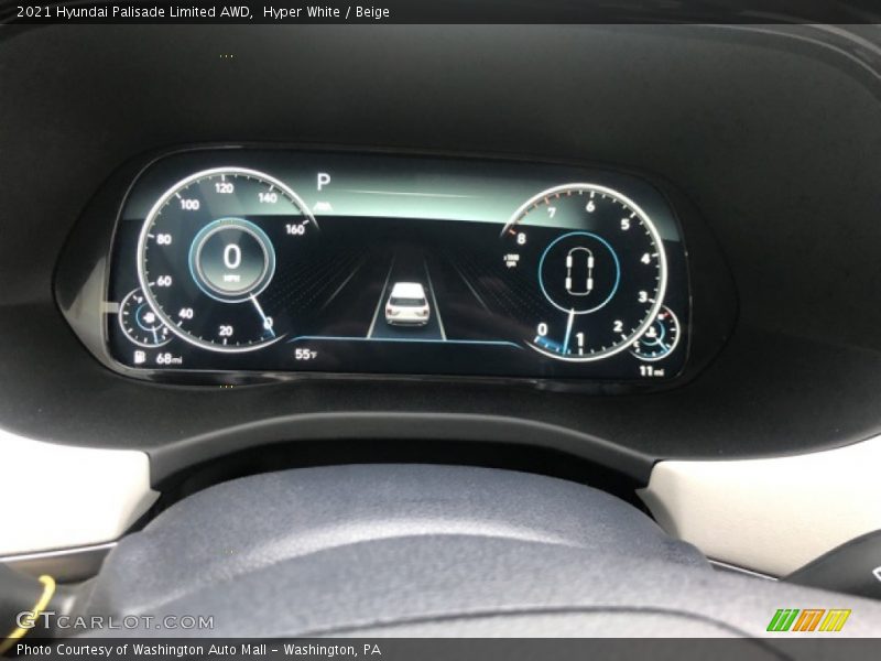 Hyper White / Beige 2021 Hyundai Palisade Limited AWD
